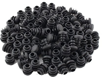 sourcing map Muebles Pies Cilíndricos En Forma De Silla Antideslizante Patas Cubre Tapones 100 Pcs