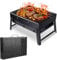 BBQ Barbecue Grill Portable Folding Charcoal for Camping Garden Outdoor Cooking Fun by Crystals®