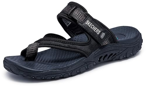 Skechers Reggae Womens Black Slip On Sandal - Size 5 UK - Black
