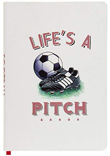 A5 Novelty Design Hardback Notebook - Football - Life's A Pitch