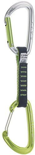 CAMP Unisex 's Orbit Mixed Express Karabiner, Silber/Grün, 18 cm