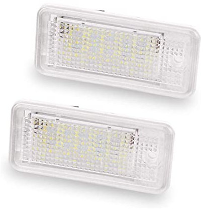 MOLEAQI 2Pcs Led Number License Plate Light Bulb Error Free Number Plate Lamp For A-udi A4 A5 A6 C6 A3 S3 S4 S5 B6 B7 S6 A8 S8 Rs4 Q7