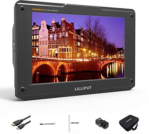 Lilliput H7 7 Zoll 1800cd/㎡ On-Camera Field Monitor 4K HDMI Input Output 1920x1200 IPS 3D Lut Top Broadcast Kamera Monitor (Keine Batterie, Keine Stromversorgung)