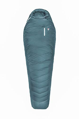 Grüezi bag Biopod Down Hybrid Ice Cold 180 Warmer Winter Schlafsack, 230 x 82 cm, bis Körpergröße 180 cm, Tkomf -5°C/Tlim -12°C, Packmaß 36 x Ø21 cm