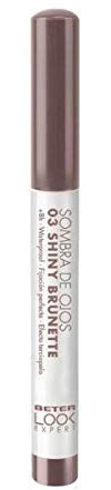 Beter Sombra de Ojos 03 Shiny Brunette, 1.4g - Paleta - Completa - Brillante - Adulto - Hipoalergénico - 1 unidad