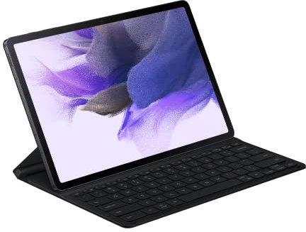 SAMSUNG EF-DT730UBEGEU - Funda Teclado Book Cover Tab S7 FE, Color Negro