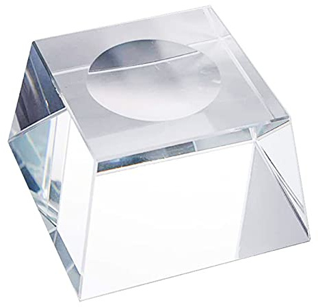 Hoshisea Klare Kristall Kugel Ständer Ausstellungsstand, Kristallkugel Display Ständer, Kristallkugel Standplatz, Verwendet für Kristalllackierte Glaskugeldekoration (Transparent)