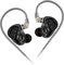 KZ ZAR - Auricolari in-ear con monitor 7BA+1DD, ibridi, con 8 driver, Hi-Fi, bassi e isolamento acustico, chiarezza in tutte le frequenze, suono stereo, comode cuffie per ingegneri audio, musicisti