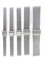 NZZXTO Replacement Stainless Steel Watch Band for Skagen Bering Unisex Watches with Screw，Fits More Sizes （18mm Silver Hole pitch 9mm