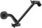 Shower Extension Arm for Rain Showerheads, Angle & Height Adjustable, Universal Connector, Easy to Install - Matte Black, 10 Inch
