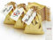 DOYIDE 100 Stück goldene Geschenktüten mit Kordelzug, 12,7 x 17,8 cm, Schmuckbeutel, Kordelzugbeutel, glänzende Geschenktüten für Hochzeit, Party, leer, für Geburtstagsparty, Weihnachten, Babyparty,