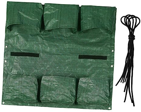 BESPORTBLE 1 Jeu Grandir Pots pour Plantes Repose Main De Plantation Sacs De Jardinière D'extérieur Sacs De Plantation De Clôture Garde-Corps Poche De Jardin Planteur PP Fleurs
