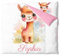 Pictogogo Personalisierte Baby Bettwäsche, Kinderbettwäsche, Bettwäsche Mit Namen, Babybett Komplett Set Mit Reißverschluss, Oeko-TEX Standard 100 (Süßes Lama, 80 x 80 cm)