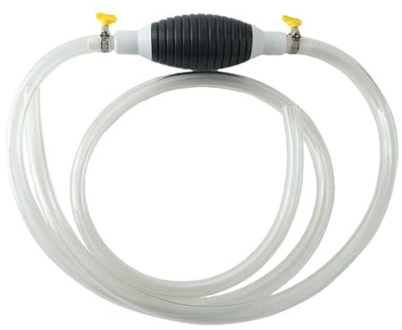 Derwrtup 2 M Bomba De Transferencia De Agua Y Líquido - Bomba De Transferencia De Sifón De Combustible - Bomba Manual De Transferencia De Combustible | para Coches, Peceras, Acuarios, Bañeras, Barcos