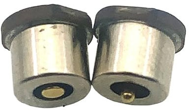 ZLGYGLEO 1pcs 5/7mm Round High Current Magnet Suction Spring Connector Male Female 5V 2A Probe DC Power Charging Magnetic Adapter(7MM)