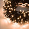 Catena luminosa natalizia a led da interno e da esterno luci per albero di natale IP44 25 metri 500 led (500 led - cavo verde - luce calda)