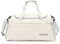 Sporttasche & Reisetasche für Damen und Herren, Sporttasche mit Schuhfach & Nassfach, Large Capacity Travel Bag, Trainingstasche, Schwimmtasche, Gym Bag, Tasche für Sport, Fitness & Reisen - Weiß