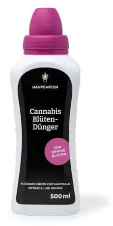 Cannabis Blüten Booster Premium Super-Grow | 500ml Blüten Flüssigdünger | Fördert starke Hanf-Blüten & maximales Aroma | Hanfgarten - Qualität aus Österreich