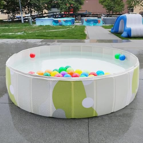 Piscina plegable para niños, piscina para mascotas, piscina grande para perros, bañeras de PVC para mascotas a prueba de fugas, para césped, jardín, patio, diversión al aire libre para niños