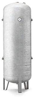 Cuve air comprimé galva - RV G 500 BP 500L. 11 bar - Ø 600 mm - H : 2077 mm kit de sécurité (soupape, …) Inclus