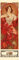 1art1 Alphonse Mucha Die Edelsteine, Rubin 1900, 1-Teilig Fototapete Poster-Tapete 250x79 cm