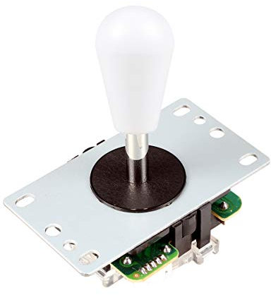 Fosiya Joystick Arcade 4 8 modi di pipistrello Top Ball Joystick per PC PS3 Xbox 360 Arcade1up Giochi Console Kit Parti (bianco)