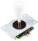 Fosiya Joystick Arcade 4 8 modi di pipistrello Top Ball Joystick per PC PS3 Xbox 360 Arcade1up Giochi Console Kit Parti (bianco)
