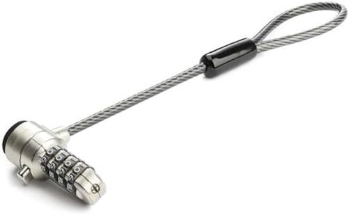 Anello di espansione Lucchetto Per PC Portatile - Cavo e lucchetto da 15 cm - Lucchetto a combinazione a 4 cifre
