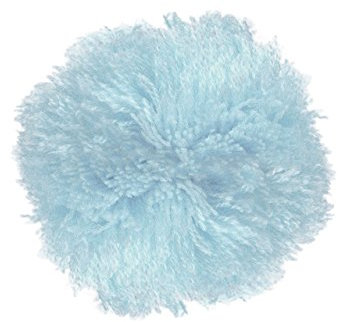 2 Bommeln/Wollbommeln/Pompons, 10cm mit einer großen Farbauswahl, Farbe:hellblau
