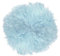 2 Bommeln/Wollbommeln/Pompons, 10cm mit einer großen Farbauswahl, Farbe:hellblau