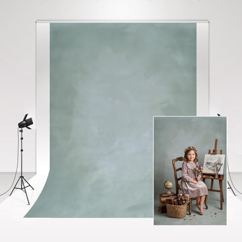 Kate Großer Profi Fotostudio Hintergrund hellgrün 3x6m/10x20ft Kunst texturierte Fotografie Hintergrund Magazin Porträt Fotografie Zubehör Hochzeit Photo Booth Taufe Dekoration Requisiten