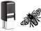Bienchenstempel DDR-Schulstempel - Automatikstempel mit Bienchen Motiv 10x10mm