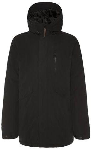 Protest Herren Komodon Snowjacket Jacke, True Black, Small