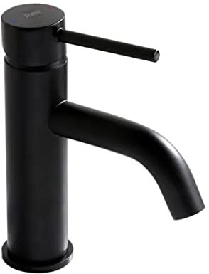 VBChome Waschbecken Armatur Schwarz Bad Wasserhahn Waschtisch Badarmatur Waschbeckenamatur Waschtischmischer Waschtischarmatur Modern Elegant Hohe Qualität