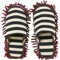 Cabilock 1 Paar Chenille-reinigungspantoffeln Für Faule Menschen Bodenschuhe Mopp Für Sliers