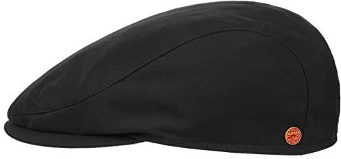 Mayser Coolmax Flatcap Softcap Schirmmütze UV-Schutz Made in EU Herren Sommer schwarz 62 cm