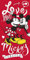 arlis Drap De Plage Ou Serviette De Bain Mickey et Minnie Disney 70 X 140 Cm (Drap de Plage Mickey et Minnie)