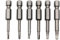 Uacen 6 Piece Magnetic Triangle Screwdriver Bit Set, S2 Steel Triangular Screwdriver Bits 1/4 Hex Triangle Drill, 50mm Length