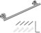 Newellsail Handtuchhalter Wandmontage Edelstahl 304 Gebürstet Handtuchstange Kleiner Handtuchhalter für Badezimmer und Küche 40cm (Gebürstet Silber)