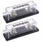 SIGANDG 350 Amp ANL Sicherungshalter 0/2/4 Gauge Sicherungsblock mit 350A ANL Sicherungen für Auto Audio LKW DIY (2 Stück)