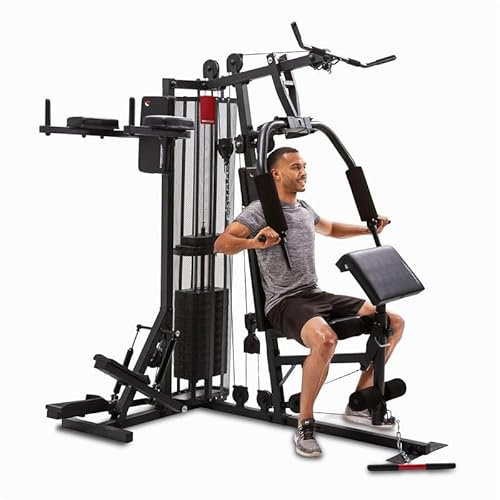 Christopeit Sport SP 5000 inkl. Gewichtsplattenset - Kraftstation für Oberkörper, Rücken, Arme, Bauch, Beine, Multi-Gym