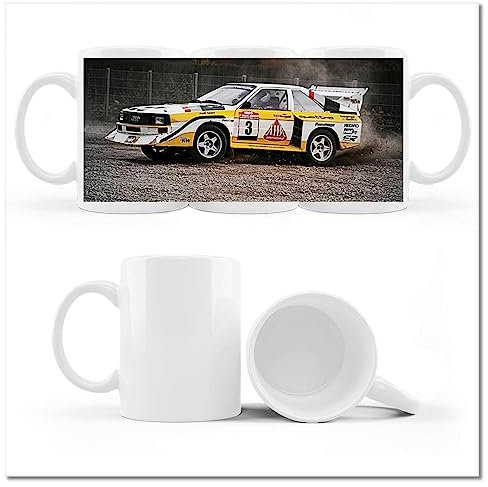 Kaffee Tee Tasse Tasse mit Foto Auto Quattro Drift Sideways Nr.H8379M_Cup