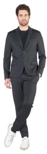 Le Temps des Cerises Blazer Natice Gris foncé à Carreaux