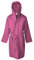 Jenny Sesal Peignoir en microfibre avec capuche et ceinture Homme/Femme emballage peu encombrant, rose, M