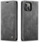 Niloucase Kompatibel mit iPhone 15 Hülle Leder,Magnetverschluss Premium PU Leder Flip Case,Standfunktion.-grau