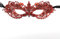Maskerade Sexy Spitze Venezianische Maske für Ball, Carneval, Halloween, Abschlussball, Karneval, Kostümparty, Cosplay - Dame Mädchen Kostüm Zubehör, Rot