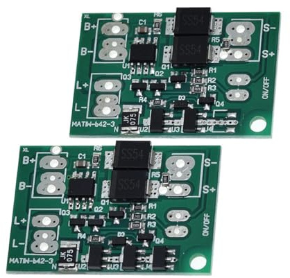 Hailege 2pcs Solar LED Lampe Steuerplatine Solarpanel Automatischer Steuerschalter 1000mA Innenhof Garten Lampe Steuerschalter 3,7V Konstantstromantrieb Aufladen Entladeschutz