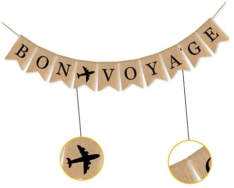 ifundom Dekorative Wimpelkette Aus Sackleinen Für Veranstaltungen Mit Nautischen Kreuzfahrten Und Reisethemen