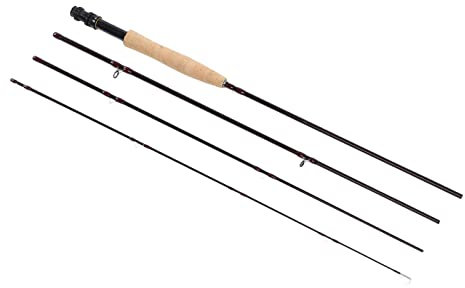 Canne à Pêche à la Mouche, Canne Légère en 4 Pièces pour Les Activités de Plein Air (2,4 m unipolaire)