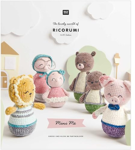 Rico Design Ricorumi Mini Me Magazin Softcover 24 cm hoch 21 cm lang Papier Ganzjährig